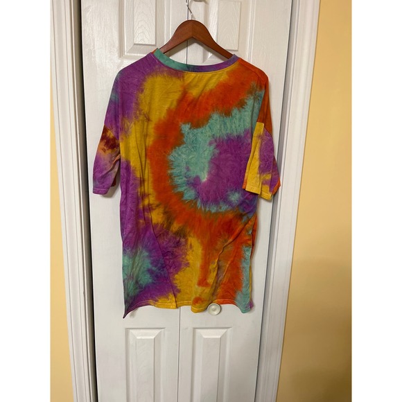 Womans Tie Dye Short Sleeve T-shirt Shein XL - Picture 2 of 3